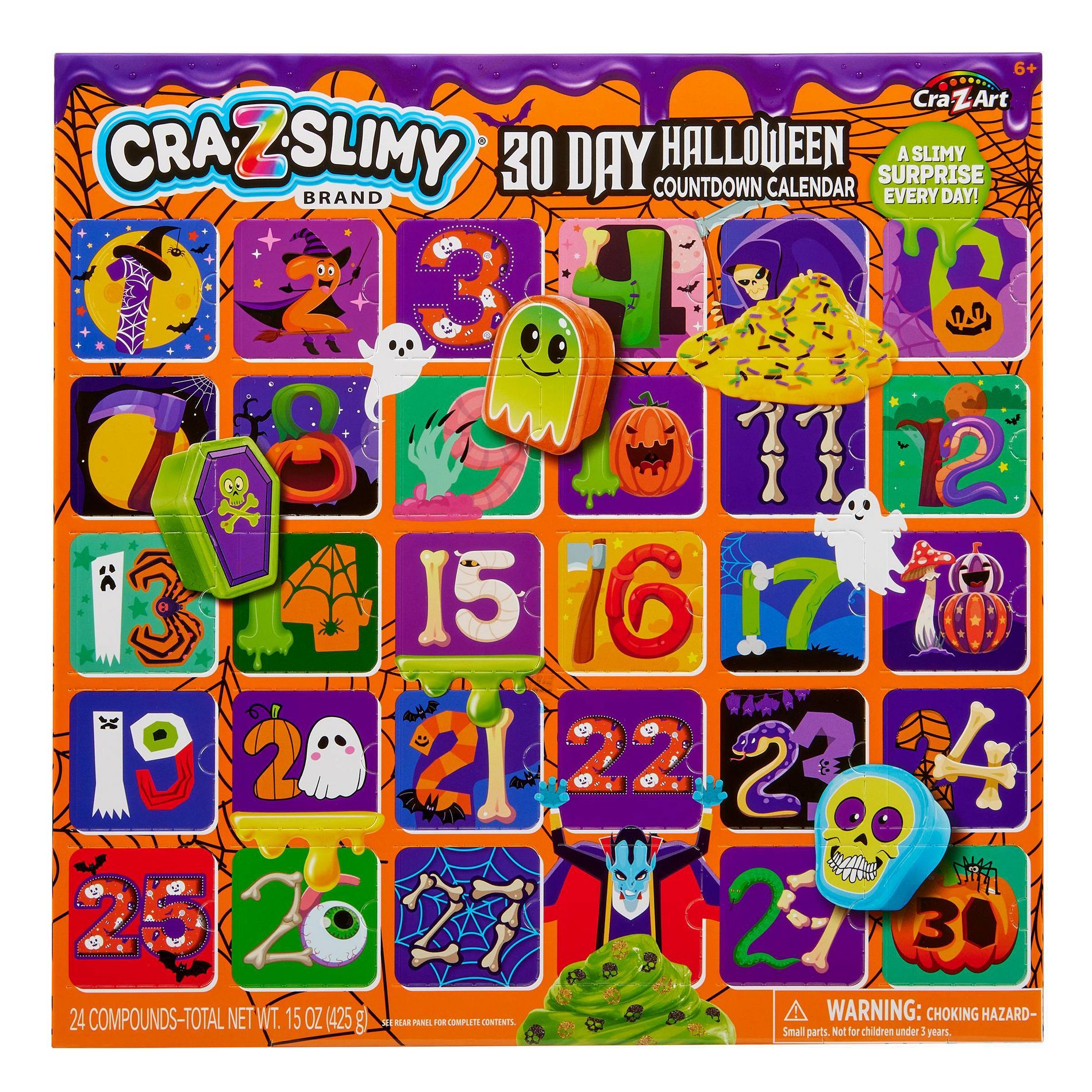 Cra-Z-Slimy Halloween Slimy Countdown Calendar
