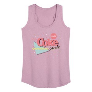 Women's - Coca-Cola - 90's Retro Style Graphic Racerback Tank - 1 of 4