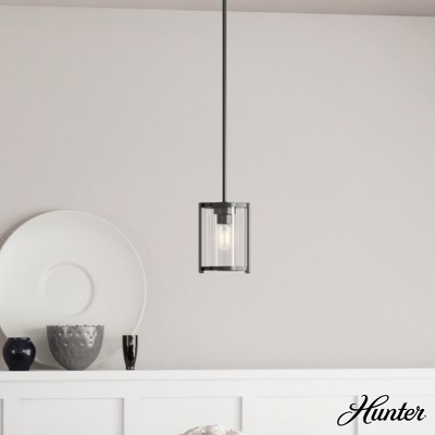Astwood Matte Black Glass Mini Pendant Light