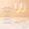 Twine Rose Wine Glasses Set, Gold Rimmed, Set of 2 - 2 of 4
