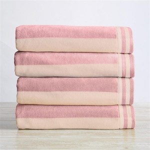 100% Cotton Cabana Striped 4 Pack Beach Towels - Great Bay Home - 1 of 4