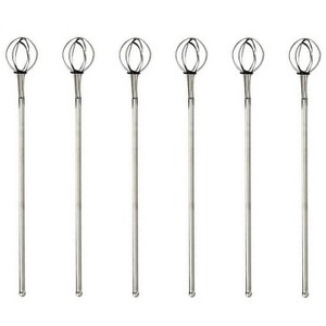 Norpro 8" Stainless Steel Cocktail Whisk - Bar Drink Stirring Mixing Stirrer - 1 of 2