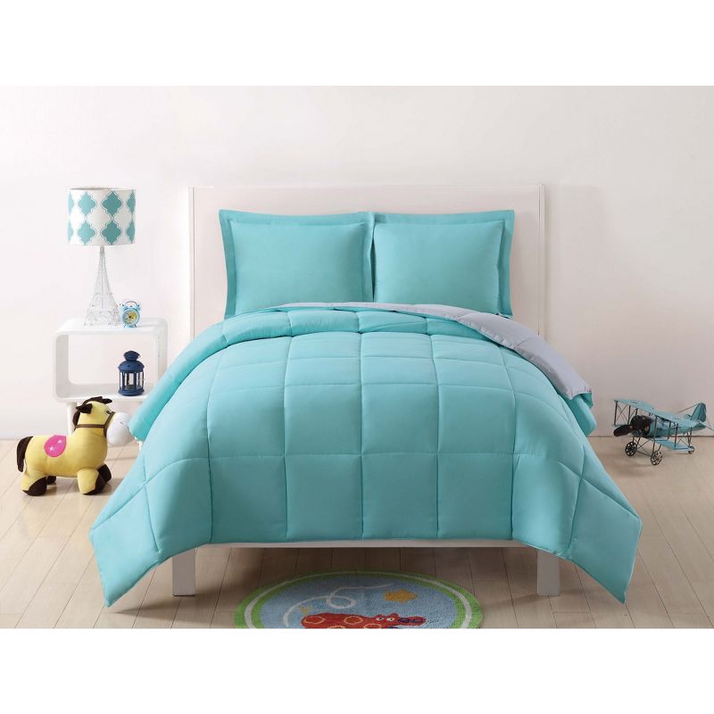 Anytime Solid Comforter Set - My World, 1 of 7