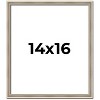 PosterPalooza | Classic Modern Silver Picture Frame - UV Acrylic, Foam Board Backing, Hanging Hardware - 2 of 4