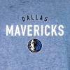 NBA Dallas Mavericks Women's Burnout Crew Neck Fleece Sweatshirt - 4 of 4