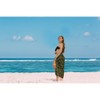 HAPPY BAY Women's Bikini Beach Wrap Swim Cover Up Swimwear Bathing suit Summer Wraps Beachwear Sarong Swimsuits for Women One Size Brown, Leaf - 3 of 4
