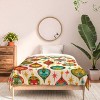 Deny Designs Twin/ Twin Extra Long Carriecantwell Meowy Christmas Comforter and Pillow Sham Green - 3 of 4