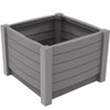 The Lakeside Collection Gray Big Box Planter - 3 of 4