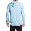 Mens Corona Extra Label Blue Colorway Long Sleeved Hooded T-Shirt - 3 of 4