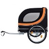 KTMBDW Large Folding Bike Trailer for Dogs–66LB Capacity All-Terrain Pet Carrier, Durable Steel Frame for Cycling, Jogging,Camping, Outdoor Adventures - 4 of 4