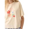 Women's Best Wishes Flower Gart-Washed Graphic Tee - PROMESA - 3 of 3
