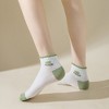 Anna-Kaci 5 Pairs Women's Low Cut Ankle Socks with Polka Dot and Stripe Patterns Soft Cotton Anti-Pilling Casual Everyday Style - 4 of 4