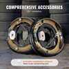 VEVOR Electric Trailer Brake Assembly, 12" x 2", 1 Pair Self-Adjusting Electric Brakes Kit for 7000 lbs Axle, 5-Hole Mounting, Backing Plates - 4 of 4