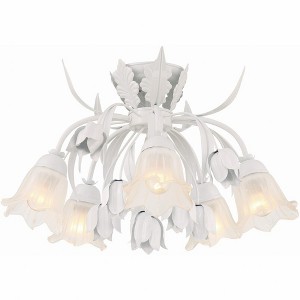 Crystorama Lighting Southport 5 - Light Flush Mount in  Wet White - 1 of 4