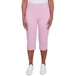 Alfred Dunner Womens Flat Front Allure Classic Clamdigger Pant - 1 of 4