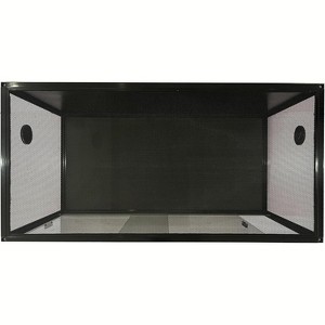 Coucheta Large Reptile Terrariums - Front Opening Glass Enclosures with Ventilated Screen Tops for Lizards, Snakes and Other Reptiles - 1 of 4