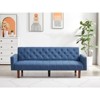 DOMETOUR Factory Tufted Back Sofa Mid-Century Convertible Sofa Bed for Living Room - 4 of 4