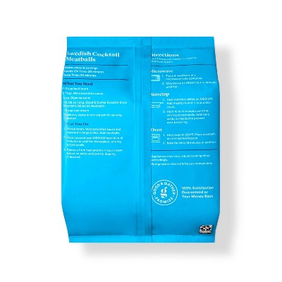 Swedish Style Beef & Pork Meatballs - Frozen - 26oz - Good & Gather™