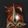 Women's Star Trek Klingon Crest Loose T-Shirt Black - 2 of 4