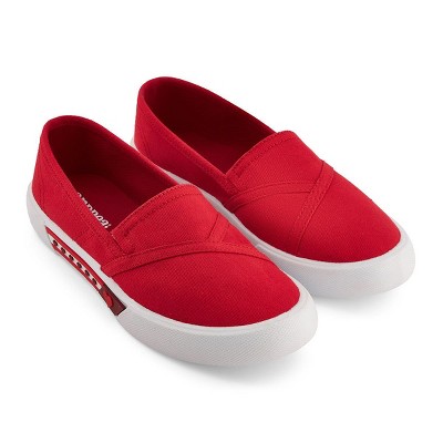 Обувь Andrea Canvas Flats For Women, Hearts 76399, Red, 8 — фото 2