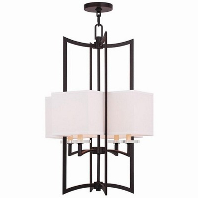 Livex Lighting Woodland Park 4 - Light Chandelier in  Olde Bronze