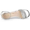 Allegra K Women's Glitter Square Toe Ankle Buckle Strap Chunky Heels Sandals - 4 of 4