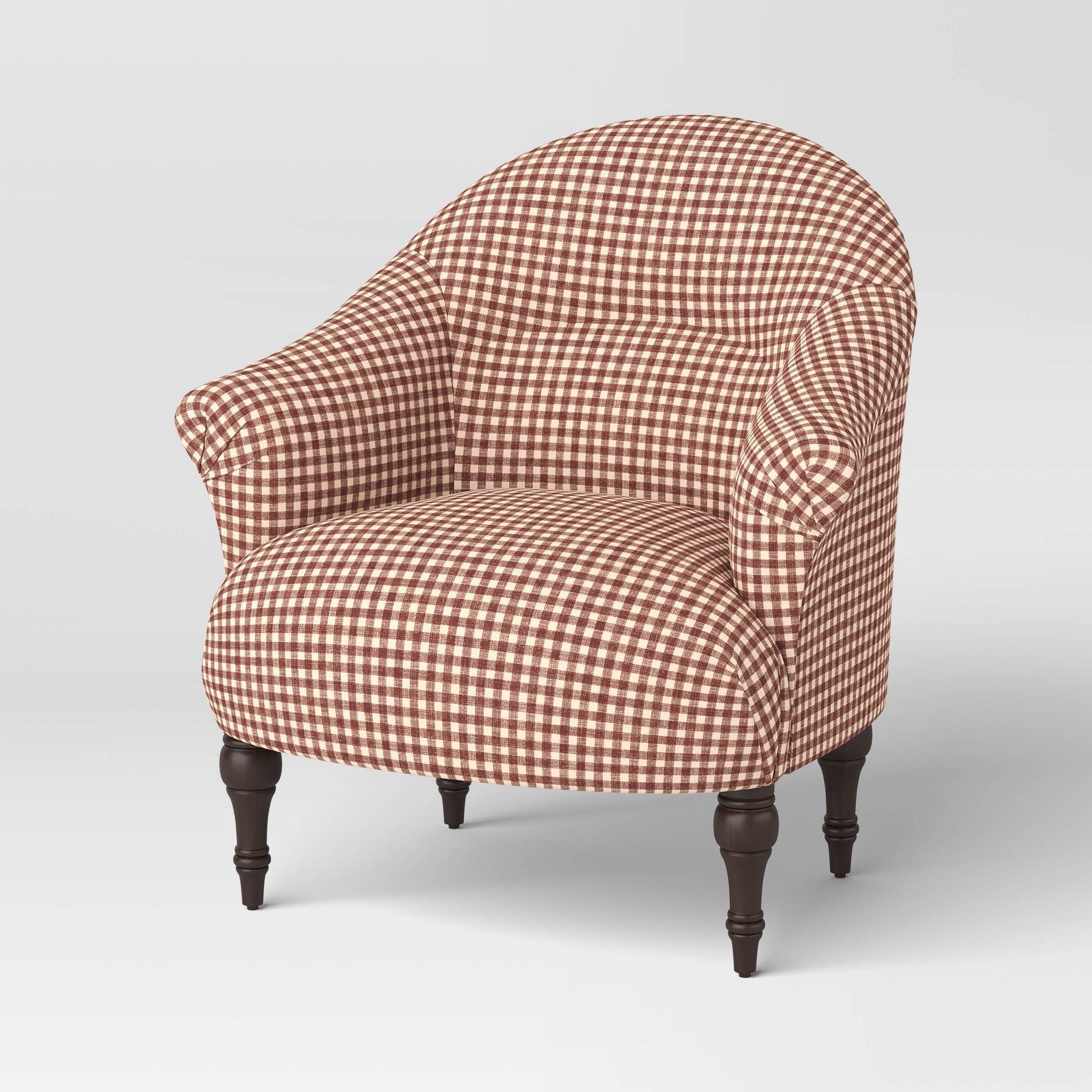 Printed Accent Chair Gingham Berry - Threshold™ designed with Studio McGee