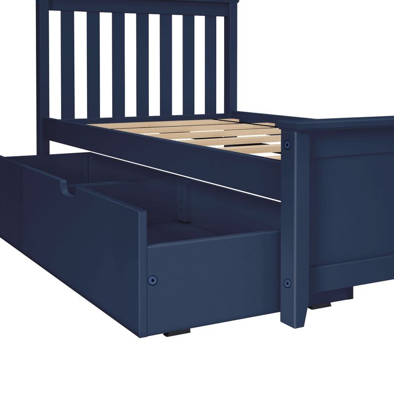 Max & Lily Twin-Size Platform Bed with Underbed Storage Drawers, 5 of 7