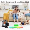 Commercial Ice Maker Machine ¨C 320 lbs/24H Ice Production with 88 lbs Storage, Self-Cleaning - 3 of 4