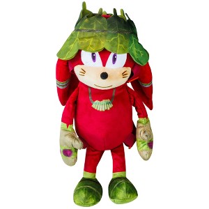 Sonic Prime: 15" Plush Backpack - Gnarly Knuckles - Kids Backpack,Ages 3+ - 1 of 4