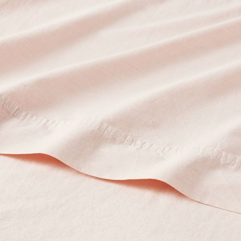 250 Thread Count Organic Percale Sheet Set - Threshold™, 4 of 8