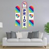 Big Dot of Happiness Love is Love - Pride - Hanging Vertical Paper Door Banners - Rainbow Party Wall Decoration Kit - Indoor Door Decor - 2 of 4