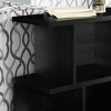 FONTOI End Tables Modern Laminate Nightstand, Contemporary Bedside Table, Accent Side Table for Indoor, Sleek Design, Black, 28"*17"*6" - 2 of 4