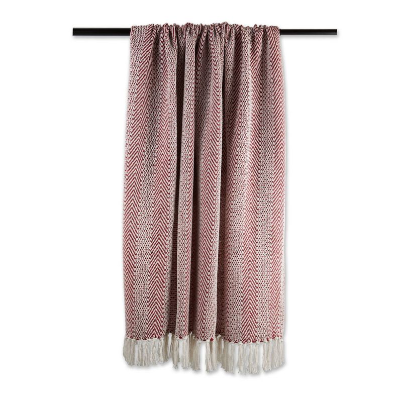 50"x60" Herringbone Striped Throw Blanket - Design Imports, 2 of 10