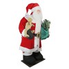 Northlight  8' Red and White LED Lighted Musical Inflatable Santa Claus Christmas Figurine - 2 of 3