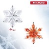 JDICTION Christmas Resin Molds Silicone - 4 Pcs Big Snowflake Resin Mold, Christmas Ornament Resin Molds for Xmas Winter Decoration - 2 of 4