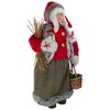 Northlight 18" Mrs. Claus Carrying a Basket and Twigs Christmas Figure - 4 of 4