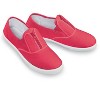 Collections Etc Easy-to-Wear Stretch Zip-Up Padded Insole Sneakers - 4 of 4