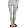 Memoi Women's 100% Cotton Pointelle Rib Knit Seamless Leggings - 3 of 4