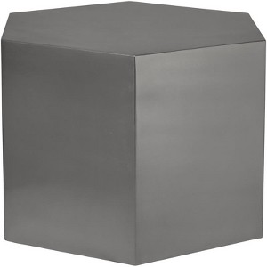 Hexagon Brushed Chrome Modular Coffee Table-Meridian Furniture - 1 of 4