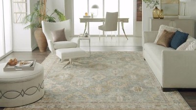 Petra Green 8' x 10' Synthetic Persian Rug