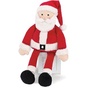 Bearington 16” Santa Stuffed Animal, Santa Plush Toy, Festive Sitting Santa Claus Doll for Christmas Decorations, Holiday Santa - 1 of 1