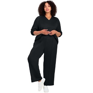 Avenue Seamed Wide Leg Pant - 1 of 4