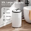 Towel Warmers for Bathroom, 20L Large Towel Warmer Bucket with Heating Timer, Adjustable Temperature Modes, Fits 2 Oversized Towels, Bathrobes - 3 of 4