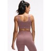 Peloton Women's Seamless Square Neck Bra, Rose Taupe - image 3 of 4