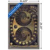 Trends International Tina Lavoie - Golden Elements Of The Moon Astronomy Chart Framed Wall Poster Prints - 3 of 4