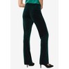 ellos Plus Size Velvet Wide Leg Pants - 3 of 4