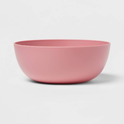 37oz Plastic Cereal Bowl Polypro Coral Pink - Room Essentials™
