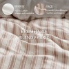 Kumasinova 3 PCS  Stripe Design Duvet Cover Set,Bedding Sets with 1 Duvet and 2 Shams,Comforter Set for Adults,Kids,Teens,Machine Washable - 4 of 4