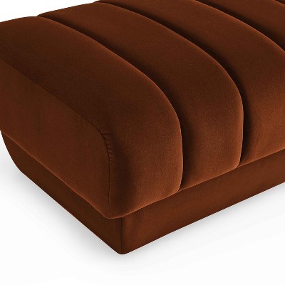 MINIMORE Modern Style Upholstered Charlotte Ottoman